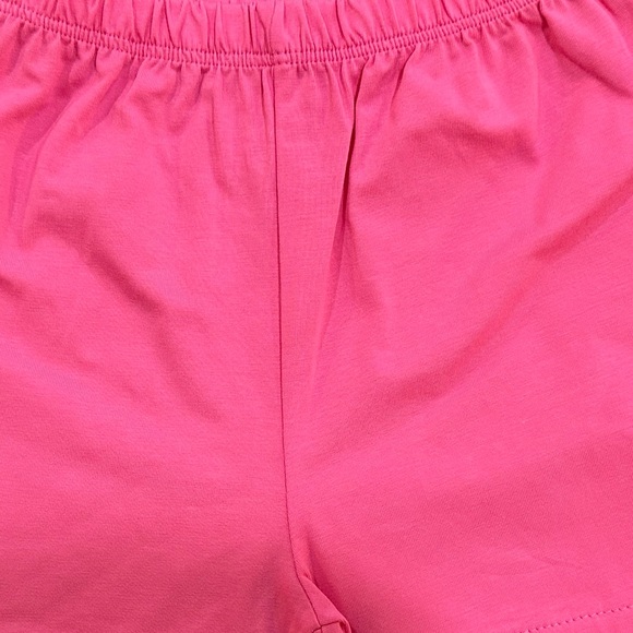 ISHTEX Pink/White Floral Girl's short set NWT size 24m/2Y - Picture 3 of 14